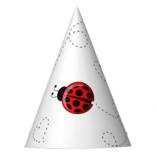 Chapeaux De Fêtes Coccinelle Rouge Coléoptère Amoureux des Insectes