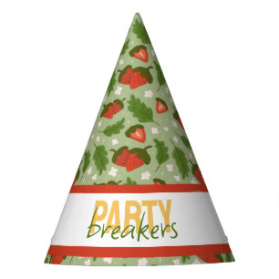 Chapeaux De Fêtes Collection de Motifs de paniers de fruits - Fraise