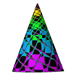 Chapeaux De Fêtes Coloré brillant joli joyeux anniversaire de la fêt