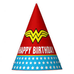 Chapeaux De Fêtes Comics DC   Wonder Woman Anniversaire