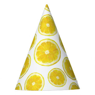 Chapeaux De Fêtes Conception moderne de fruit jaune drôle de tranch