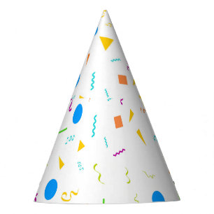 Chapeaux De Fêtes Confetti Casquette de la partie papier à motifs