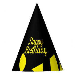 Chapeaux De Fêtes Contemporain Jaune / Noir