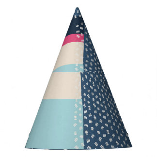 Chapeaux De Fêtes Contour géométrique simple : Bloc de couleur