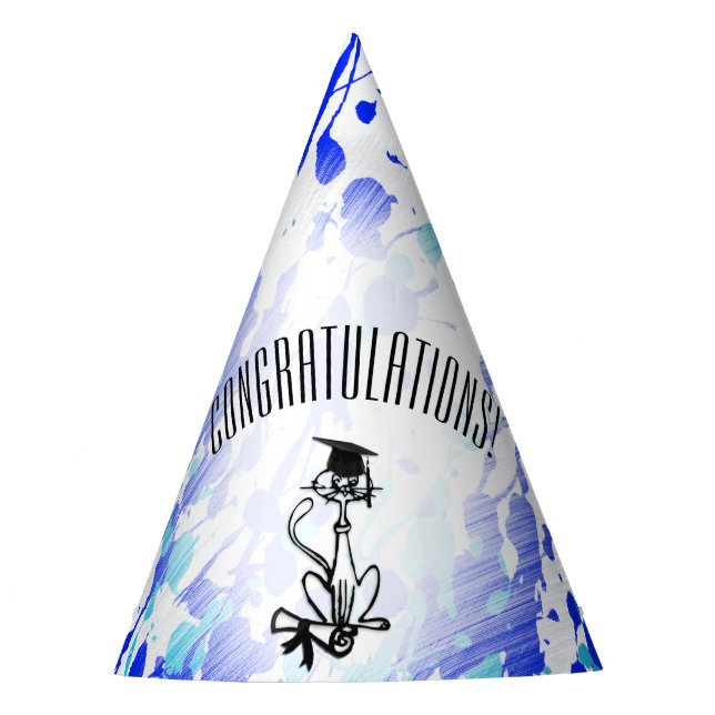 Chapeaux De Fêtes Cool Cat Kids Graduation (Devant)