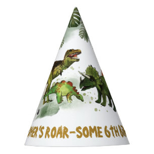 Chapeaux De Fêtes Cool Dinosaures Jurassique Garçon Anniversaire Con