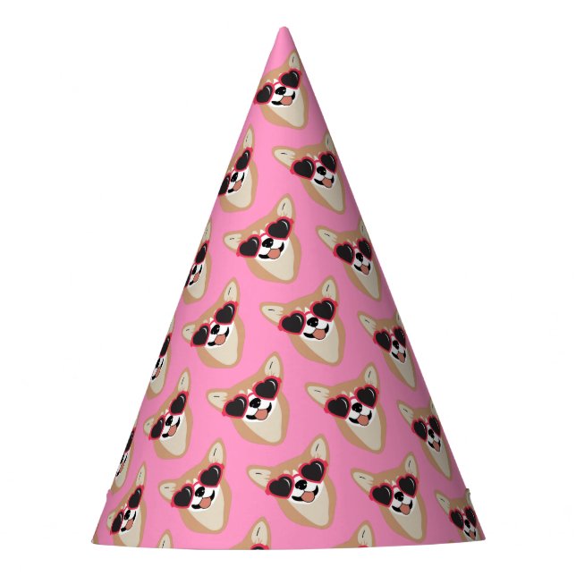 Chapeaux De Fêtes Corgi Cute Girl (Devant)