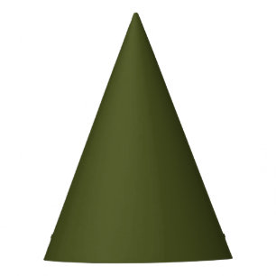 Chapeaux De Fêtes Couleur solide verte de l'Armée