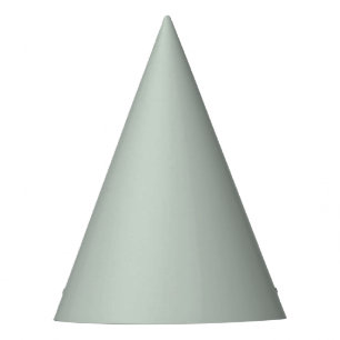 Chapeaux De Fêtes Couleur solide verte en verre de mer