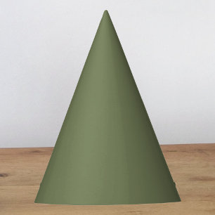 Chapeaux De Fêtes Couleur solide verte Sage