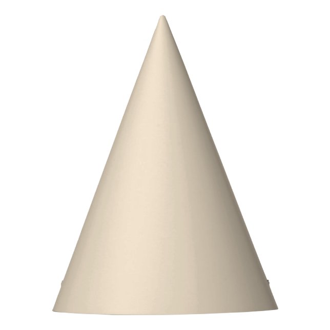 Chapeaux De Fêtes Couleur uni Champagne beige (Devant)