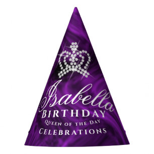 Chapeaux De Fêtes Couronne brillante pourpre