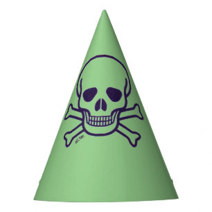 Chapeaux De Fêtes Crâne n os vert clair casquettes de la fête