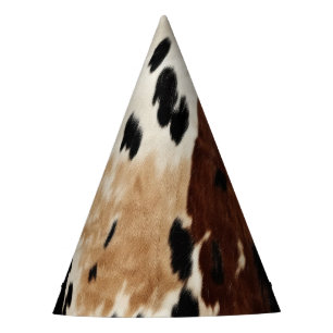 Chapeaux De Fêtes Crème Brown Cowgirl Cowboy anniversaire