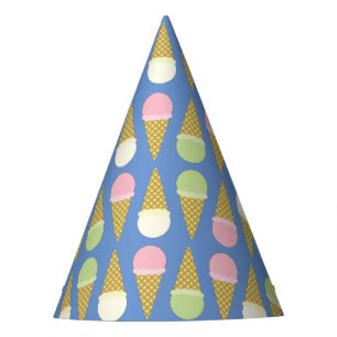 Chapeaux De Fêtes Crème glacée Cone mignonne 1er anniversaire Casque