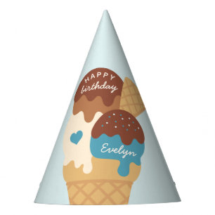Chapeaux De Fêtes Crème glacée Sundae Anniversaire de enfant personn