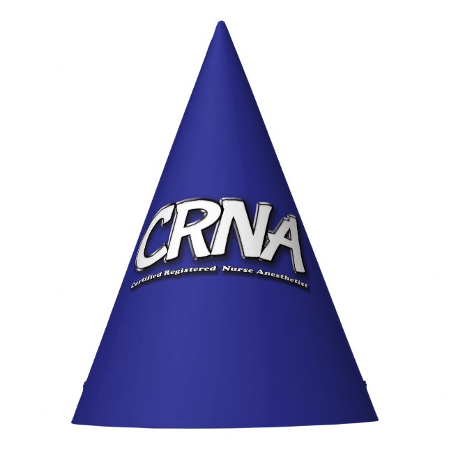 Chapeaux De Fêtes CRNA - Infirmière certifiée Anesthésiste (Devant)