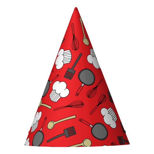 Chapeaux De Fêtes Cuisine Chef Cuisine Enfants 1er anniversaire (Devant)
