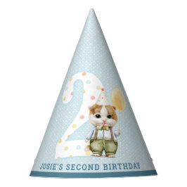Chapeaux De Fêtes Cute Cat Deuxième Casquette de fête d'anniversaire