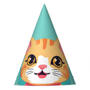 Chapeaux De Fêtes Cute chat chaton animaux de compagnie fête d'anniv