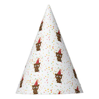Chapeaux De Fêtes Cute Confetti Party Beaver