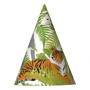 Chapeaux De Fêtes Cute Jungle Animaux Safari Garçon Fille