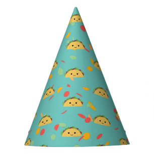 Chapeaux De Fêtes Cute Kawaii Taco Motif