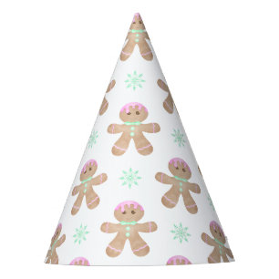 Chapeaux De Fêtes Cute Kids Christmas Gingerbread Motif