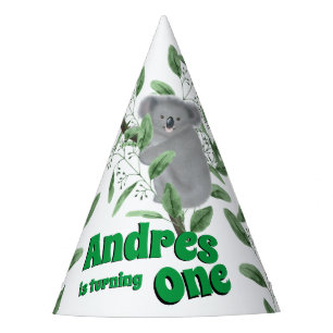 Chapeaux De Fêtes Cute Koala Bear Escalade un Eucalyptus Tree