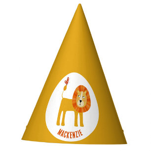 Chapeaux De Fêtes Cute Lion Personnalisé