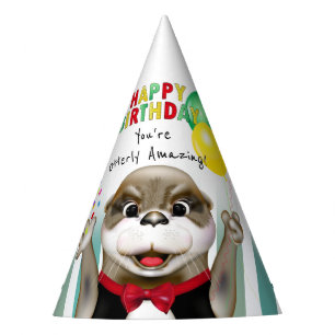Chapeaux De Fêtes Cute Otter à Tuxedo ANNIVERSAIRE DE ENFANT