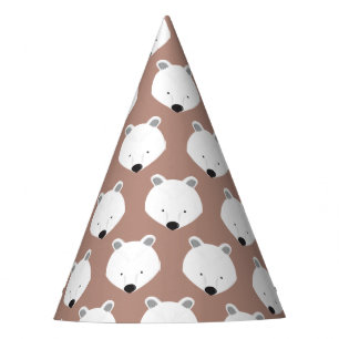Chapeaux De Fêtes Cute Ours Polaire