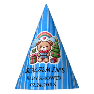 Chapeaux De Fêtes Cute Teddy Bear Anniversaire Papier Casquettes