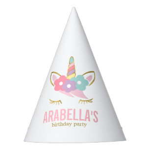 Chapeaux De Fêtes Cute Unicorn Filles Anniversaire