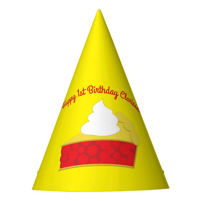 Chapeaux De Fêtes Cutie Pie Cherry fête d'anniversaire (Devant)