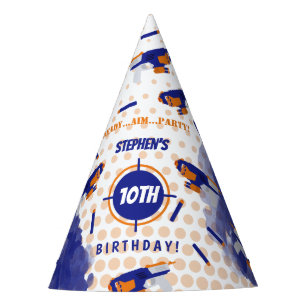 Chapeaux De Fêtes Dart Gun Bataille War Boys Anniversaire