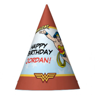 Chapeaux De Fêtes DC Comics   Wonder Woman Birthday
