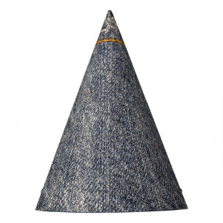 Chapeaux De Fêtes Denim Blue Jeans : Décontracté Double Patch
