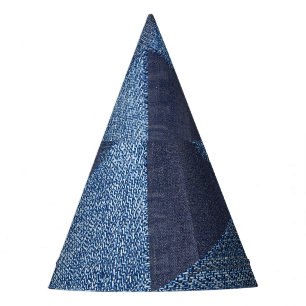 Chapeaux De Fêtes Denim Urban : Patchwork à rayures détendues.