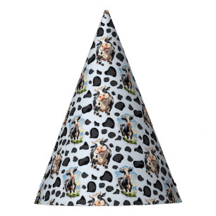 Chapeaux De Fêtes Design Motif animal de vache
