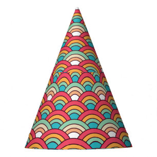 Chapeaux De Fêtes Design Motif traditionnel sans couture élégant