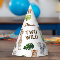 Deux animaux sauvages Safari thème garçon 2e anniv