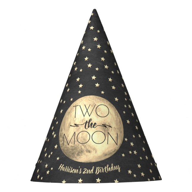 Chapeaux De Fêtes Deux La Lune 2e Anniversaire (Devant)