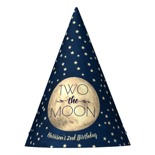 Chapeaux De Fêtes Deux La Lune 2e Anniversaire (Devant)