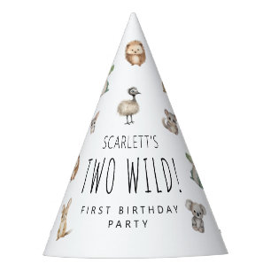 Chapeaux De Fêtes Deux Sauvages ! Bienvenue à la fête d'anniversaire