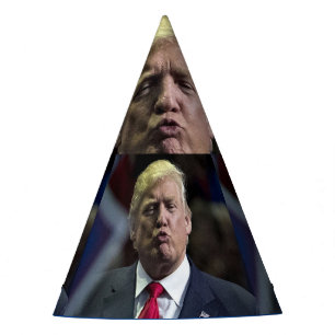 CHAPEAUX DE FÊTES DONALD TRUMP KISS CASQUETTES DU PARTI D'ANNIVERSAI