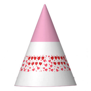 Chapeaux De Fêtes Douce Je T'Aime Cœurs Roses Décoration De Fête À C