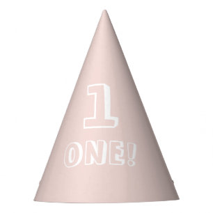 Chapeaux De Fêtes Doux bleu rose numéro personnalisé âge année a