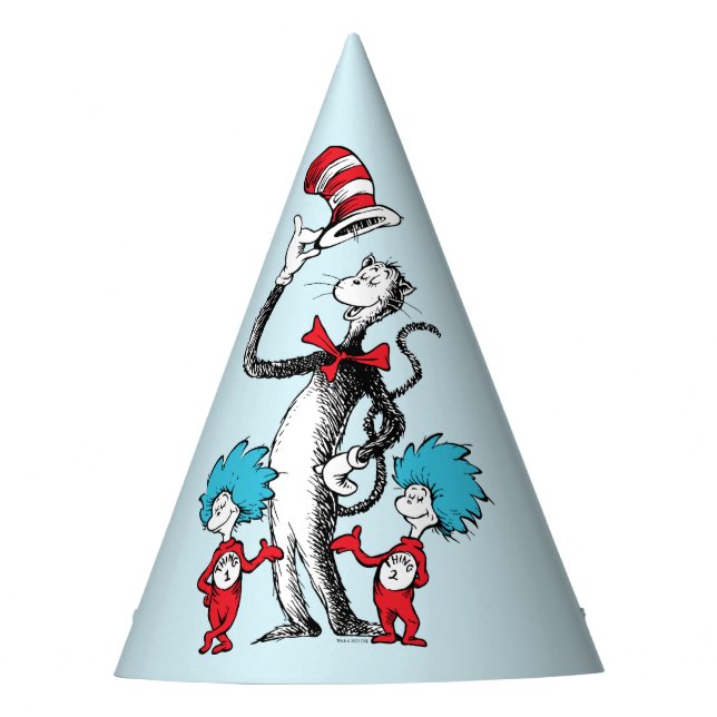 Chapeaux De Fêtes Dr Seuss | Chat dans le Casquette, Chose un & Chos (Devant)