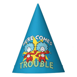 Chapeaux De Fêtes Dr. Seuss Chose Un Chose Deux Les Ennuis Arriven